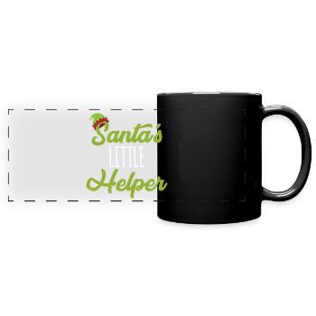 Merry Christmas - Full Colour Panoramic Mug - black - Front