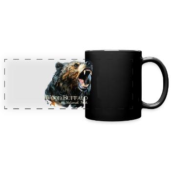 Parc national Wood Buffalo - Mug panoramique uni - noir - Devant