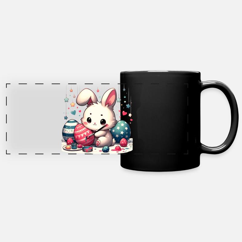 Joyeuses Pâques - Mug panoramique uni - noir