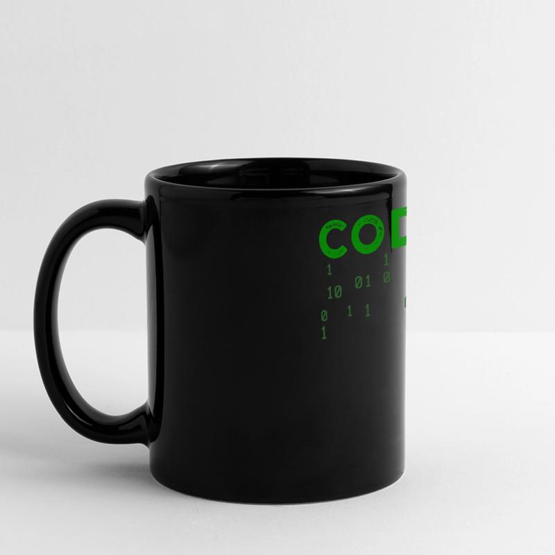 Coden Developer Programmer Web Developer Saying Full Colour Panoramic Mug