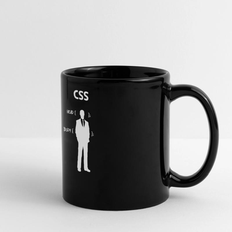 Code Css C++ Php Java Développeur Code Scripting Mug panoramique uni