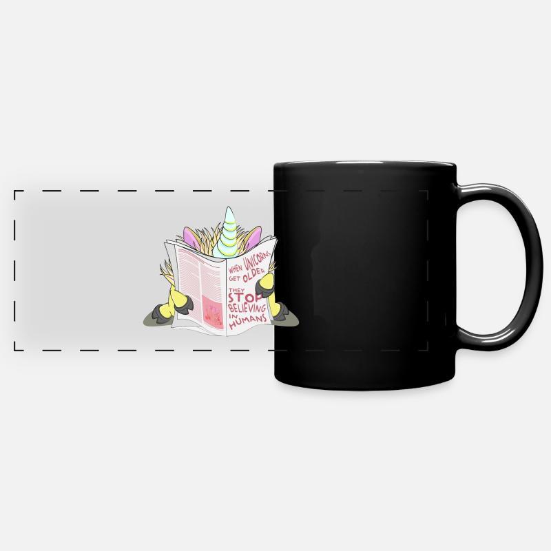 VRAIMENT - Mug panoramique uni - noir