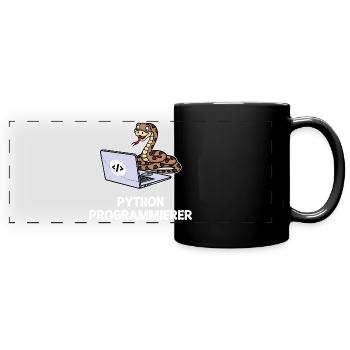 Développeur Coden Statement Programmeur informatique - Mug panoramique uni - noir - Devant