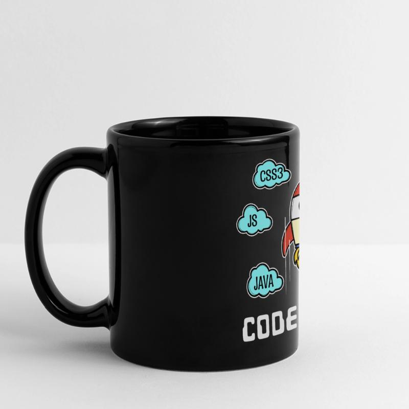 Déclaration du développeur Css Php Java C++ Programmeur Mug panoramique uni