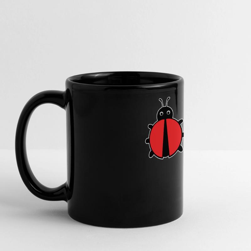 Bugs Bugfixing Debug Developer Computerfreak Panorama-Tasse farbig