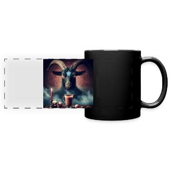 Invoking Satan - Full Colour Panoramic Mug - black - Front