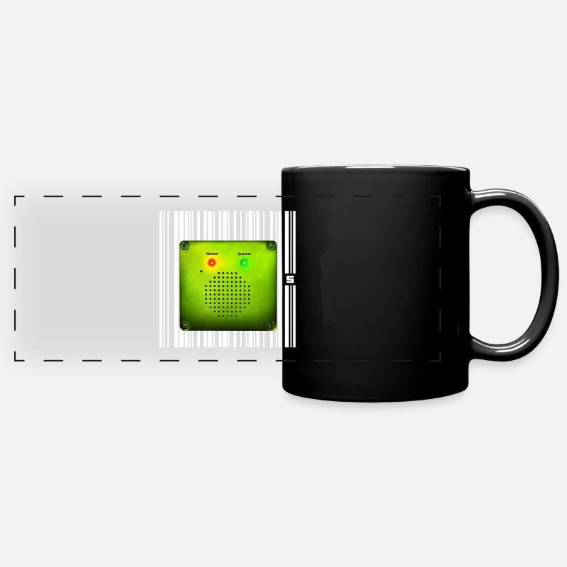 SPOT - PASSIV - Panorama-Tasse farbig - Schwarz
