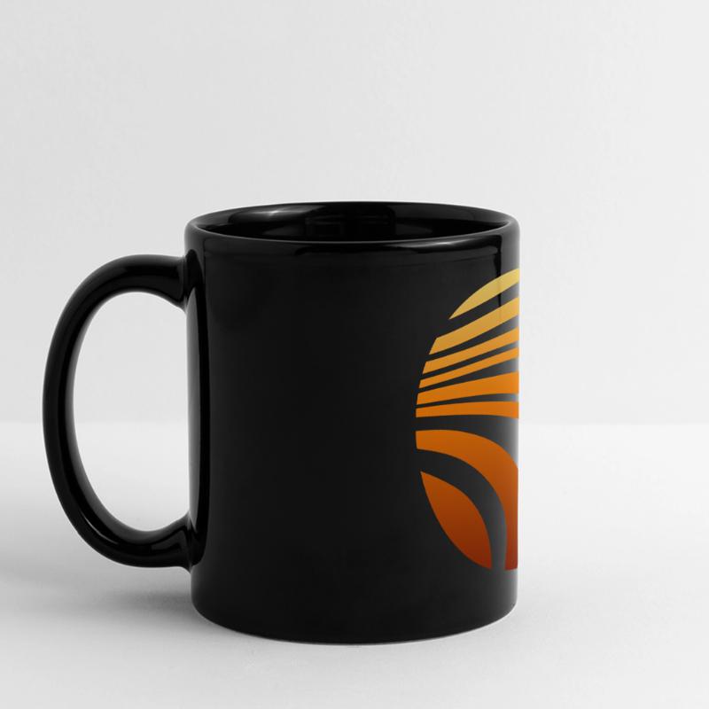 Pattern Orange Gradient Full Colour Panoramic Mug