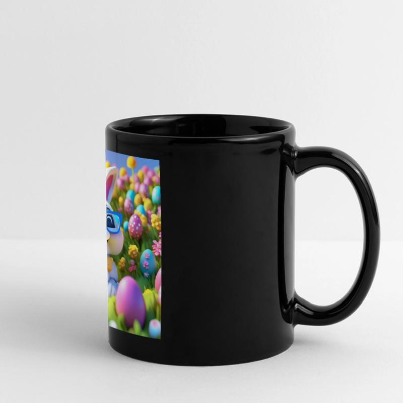 Easter, Easter, Happy Easter, Chocolate Eggs Full Colour Panoramic Mug
