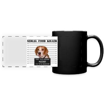 Anonym - Panorama-Tasse farbig - Schwarz - Vorne