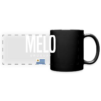 Melo Uruguay Uruguayen - Mug panoramique uni - noir - Devant