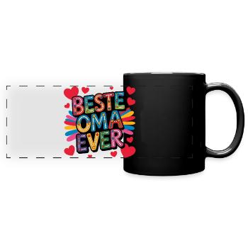 Best Grandma Ever - Full Colour Panoramic Mug - black - Front