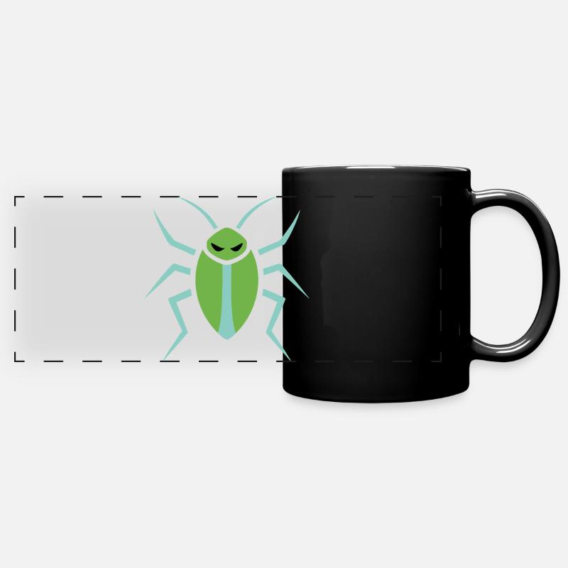 Kacarlake, Insect - Full Colour Panoramic Mug - black