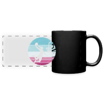 Basketball Girls Basketball Women - Full Colour Panoramic Mug - black - Front