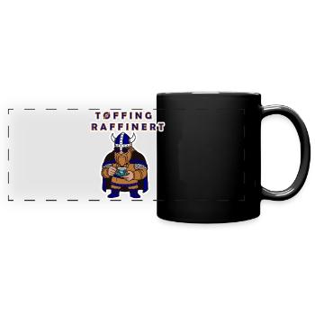 oslo norway warrior viking coffee vibe culture - Full Colour Panoramic Mug - black - Front