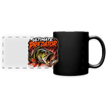Ultimatives Raubbarschangeln - Panorama-Tasse farbig - Schwarz - Vorne