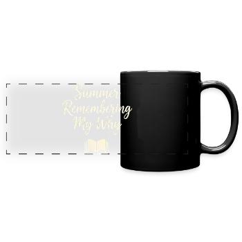 Summer Remembering My Why - Full Colour Panoramic Mug - black - Front