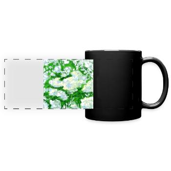 Peintures de sureau - Mug panoramique uni - noir - Devant