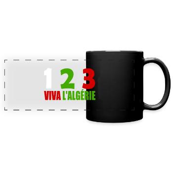 Algerien - Panorama-Tasse farbig - Schwarz - Vorne