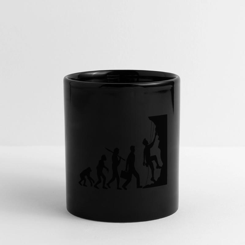 évolution évolution née raide paroi monte Mug panoramique uni