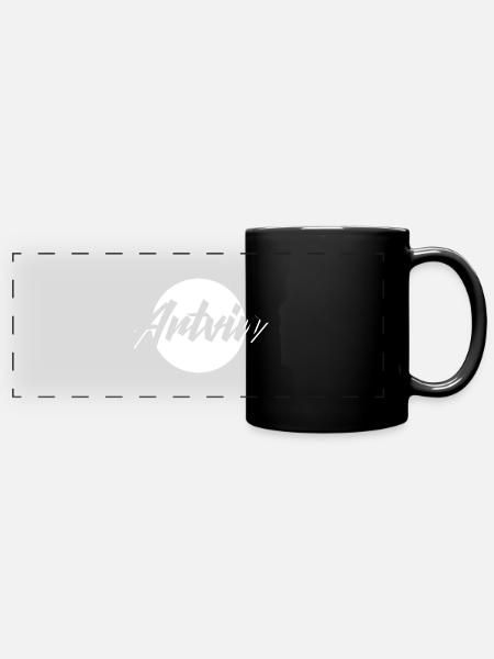 Sylvain - Mug panoramique uni - noir