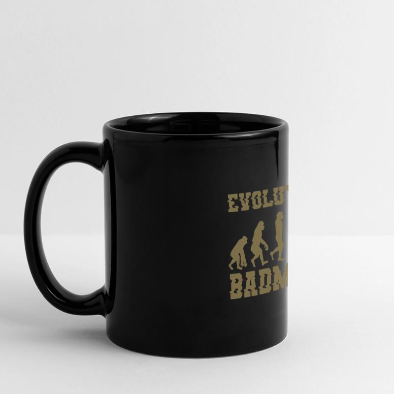 Badminton Evolution Silhouette Panorama-Tasse farbig