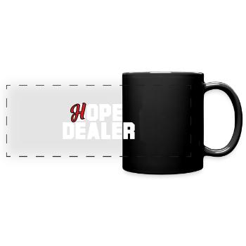 HopeDealer - Panorama-Tasse farbig - Schwarz - Vorne