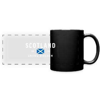 Scotland Est.1707 Classic Scotland Shirt - Full Colour Panoramic Mug - black - Front