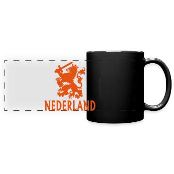Nederland Design - Full Colour Panoramic Mug - black - Front