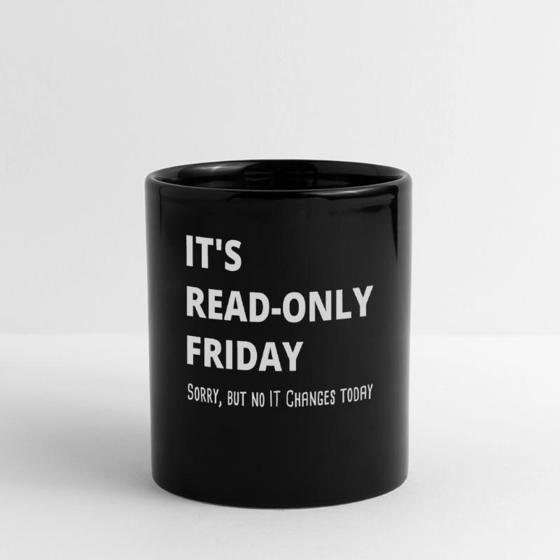 Read-Only Friday IT Administrator Admin Gift Full Colour Panoramic Mug