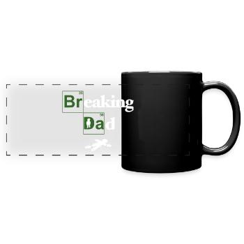 Dad - Full Colour Panoramic Mug - black - Front