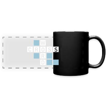 Crossword puzzle - Full Colour Panoramic Mug - black - Front