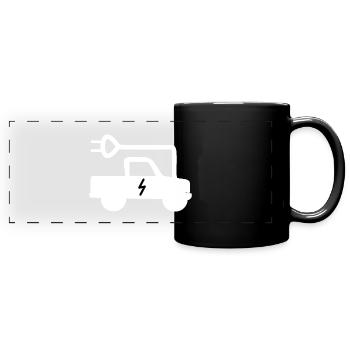 Electric pickups - Full Colour Panoramic Mug - black - Front