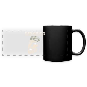 Des chips - Mug panoramique uni - noir - Devant