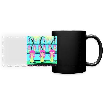 Doll factory - Full Colour Panoramic Mug - black - Front