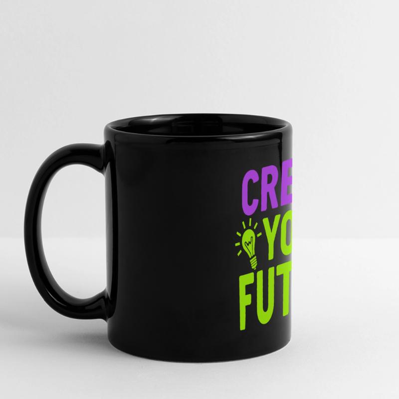 Create Your Future Light Bulb Full Colour Panoramic Mug