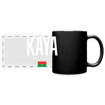 Kaya Burkina Faso - Full Colour Panoramic Mug - black - Front