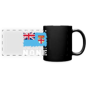 Fiji Fiji Fiji Fiji Fidschi Fidschi Fidschi - Full Colour Panoramic Mug - black - Front