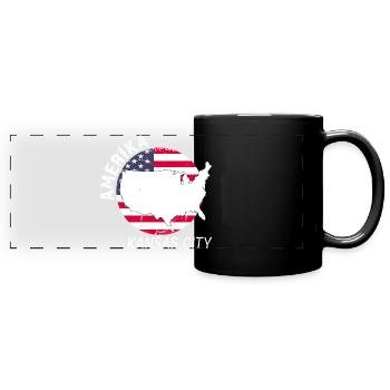 Kansas City - Full Colour Panoramic Mug - black - Front