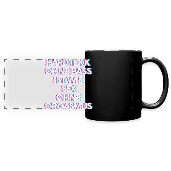 Hardtekk Tekk - Full Colour Panoramic Mug - black - Front