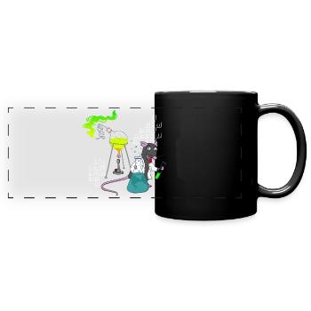 Chimie chaotique du rat de laboratoire - Mug panoramique uni - noir - Devant