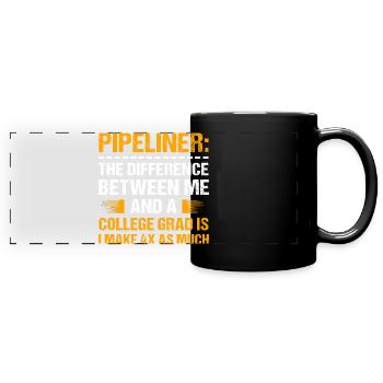 Installation Installer Locksmith - Full Colour Panoramic Mug - black - Front