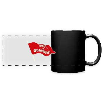 Commune Communisme URSS Union soviétique Cadeau - Mug panoramique uni - noir - Devant