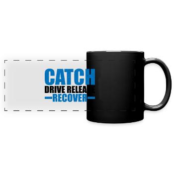 Catch Drive Release Recover 9 - Full Colour Panoramic Mug - black - Front