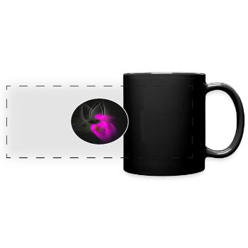 Explosion of color - Full Colour Panoramic Mug - black - Front