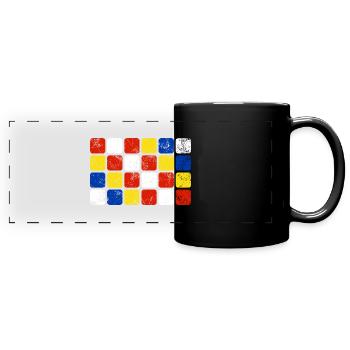 Antwerp - Full Colour Panoramic Mug - black - Front