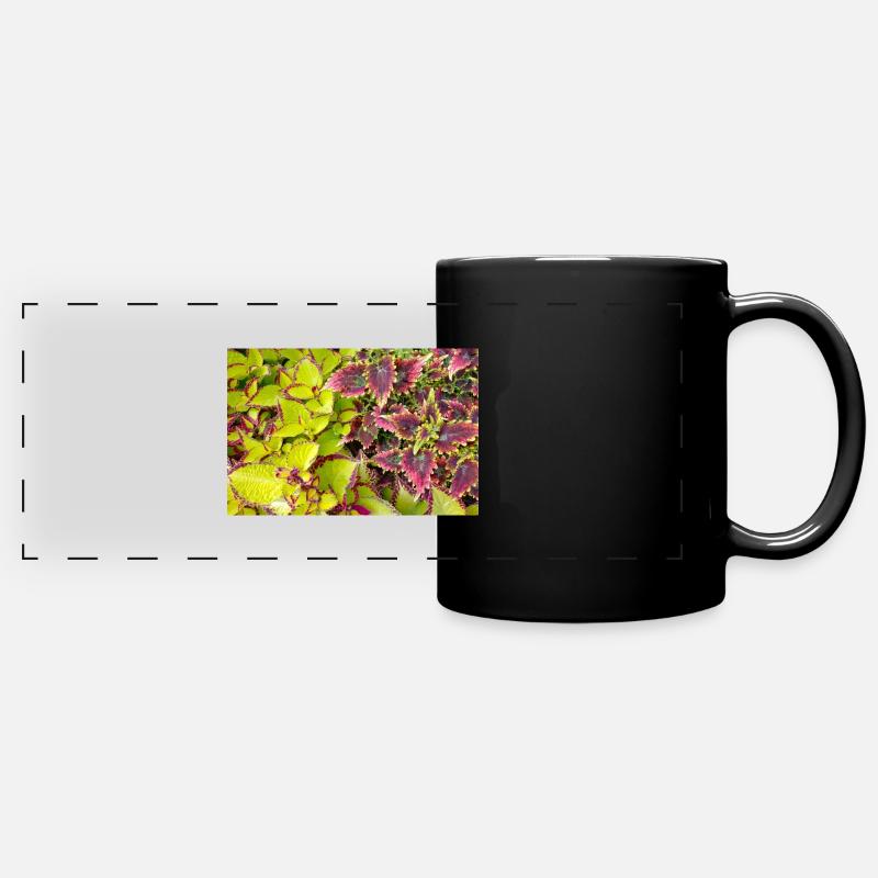 Coleus - Full Colour Panoramic Mug - black