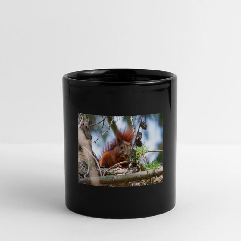 squirrel (in german Eichhörnchen) Sciurus Full Colour Panoramic Mug