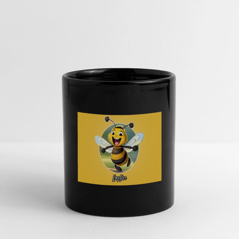 Pun ambiguous expression – HapBee (Happy Bee) Full Colour Panoramic Mug