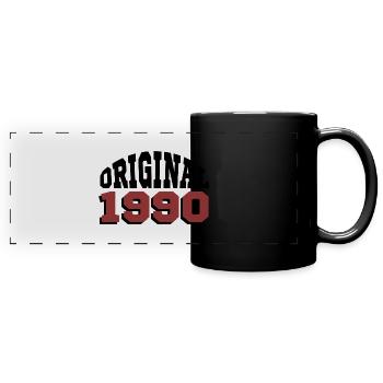 Original 1990 - Full Colour Panoramic Mug - black - Front